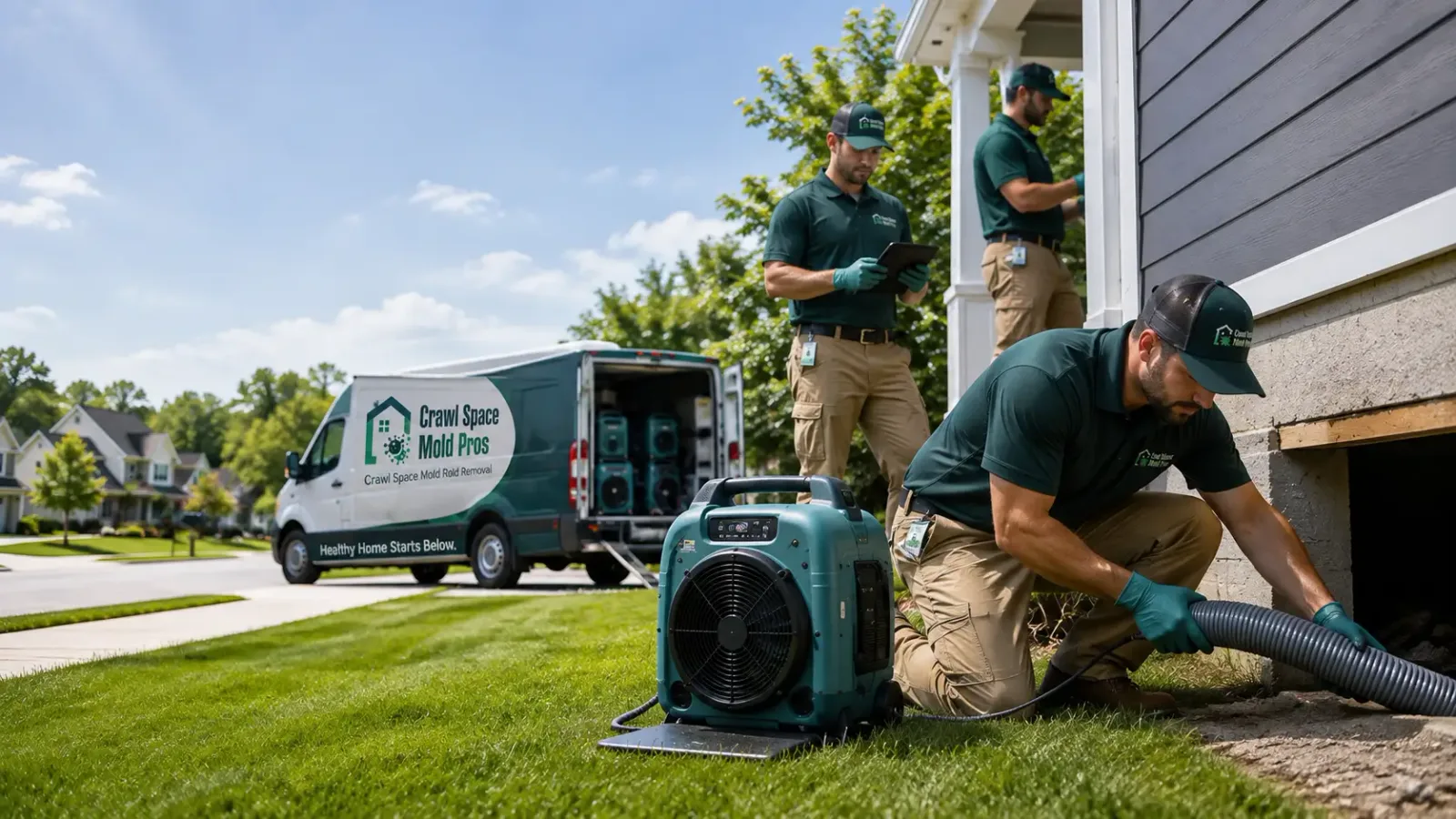 Crawl Space Mold Removal in Merrill, MI